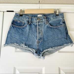 Brandy Melville John Galt Denim Shorts Cut Offs